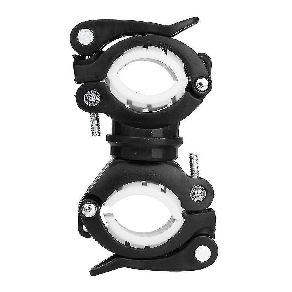 Torch Clip Mount Bicycle Front Light Bracket Flashlight Holder 360rotation
