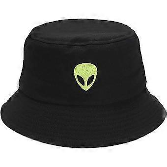 Moda Haft Bucket Hat Bawełniane czapki rybaków plażowych dla kobiet Dziewczęta
