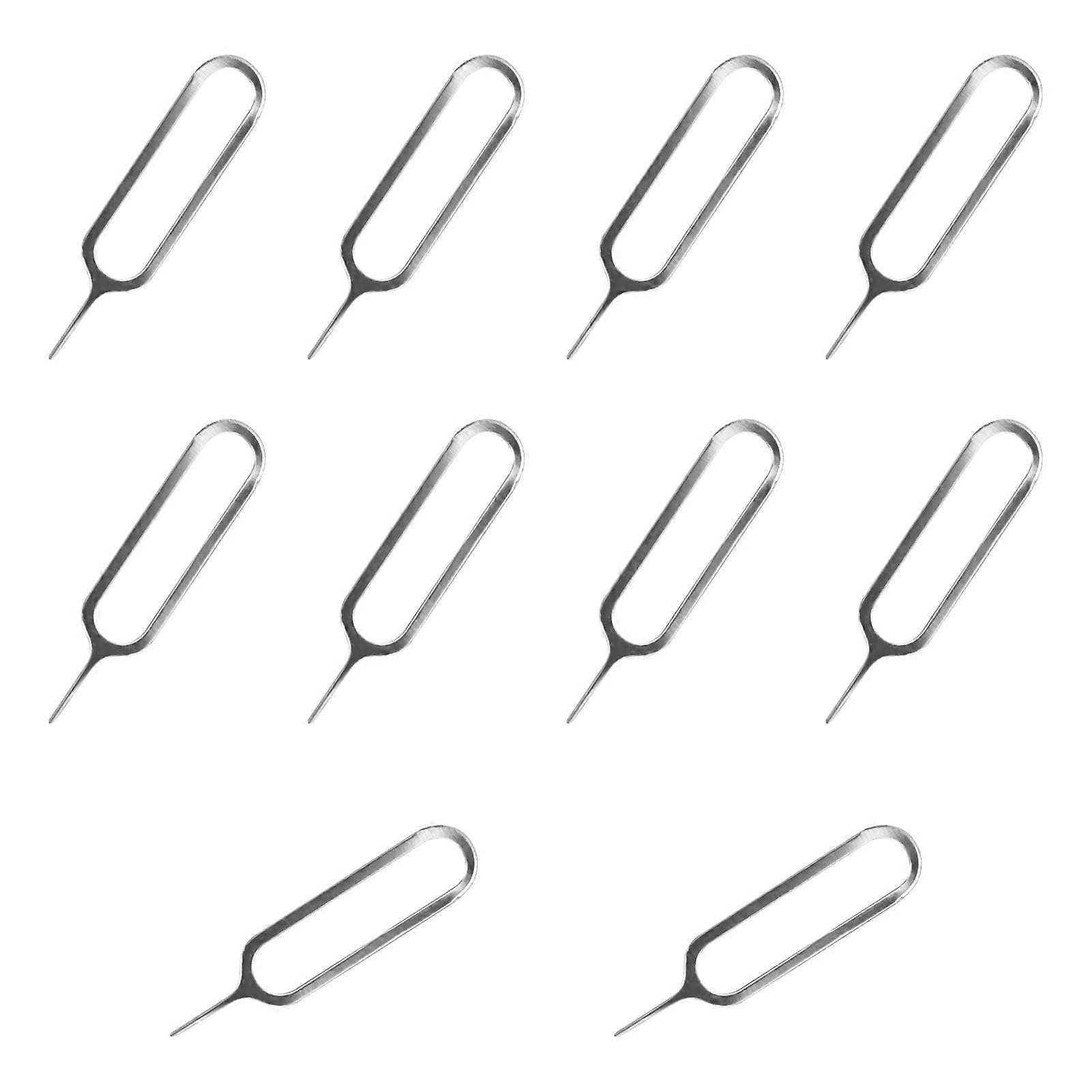 10Pcs SIM Card Removal Openning Tool, Tray Eject Pins Needle Opener, Universal Sim Ejector Tool