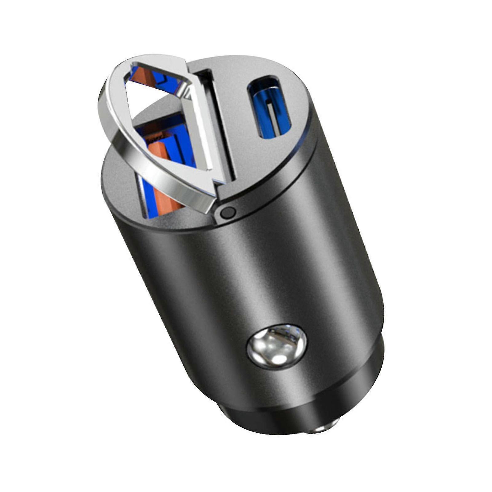 Mini Stealth Car Adapter Pd30w Conversion Plug Car Charger Fast Charge