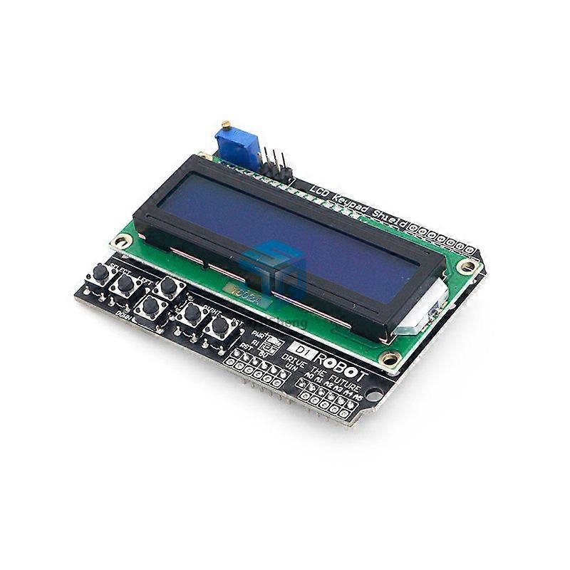 GaiBoSiLCD Tastaturskjold LCD1602 LCD 1602 Modul Display Til Arduino ATMEGA328 ATMEGA2560 blå skærm