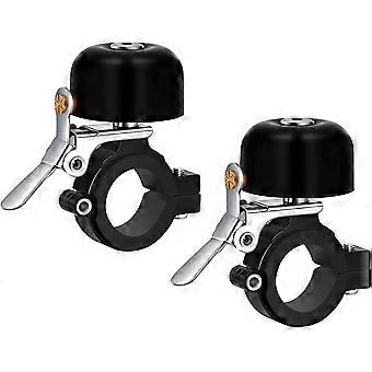 Fahrradklingel, Klassische Messing-Fahrradklingel, lautes Rennrad Mountainbike Horn Fahrradzubehör, 2er Pack
