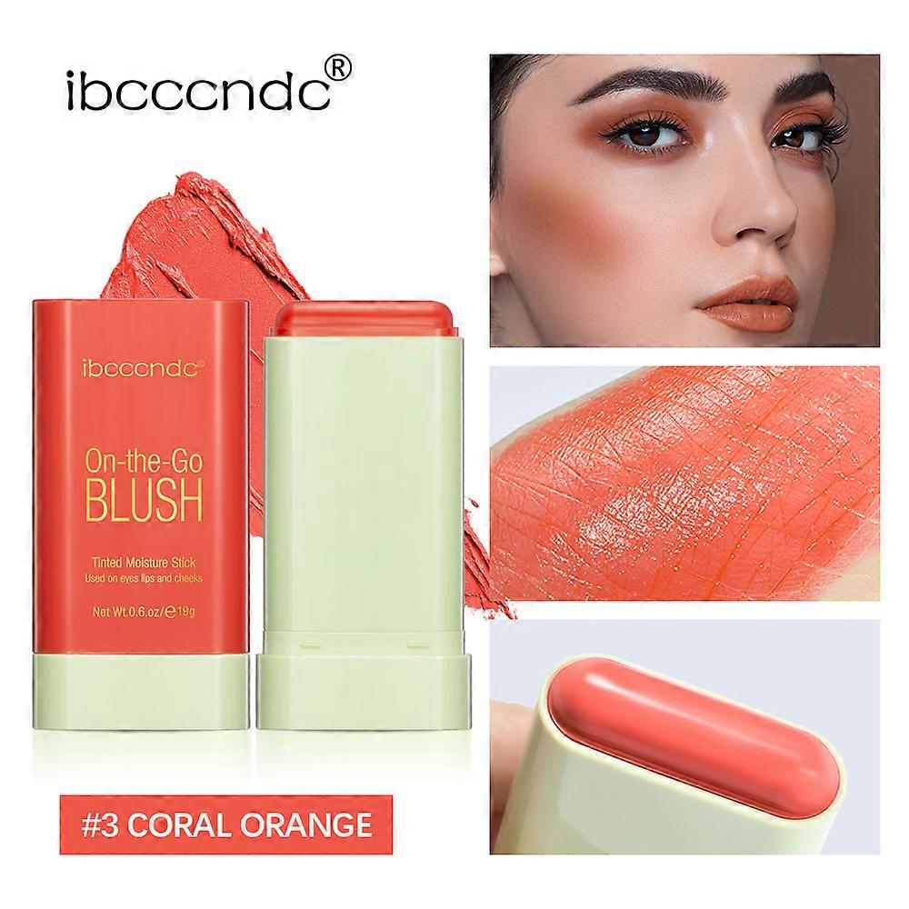 IBCCCNDC كريم أحمر الخدود الجديد أحمر وردي مرطب طبيعي للشفاه للخدود كريم أحمر الخدود مزدوج الاستخدام لتطبيق أحمر الخدود IBCC كريم أحمر الخدود الدوار 1 # وردي خجول (Shy P