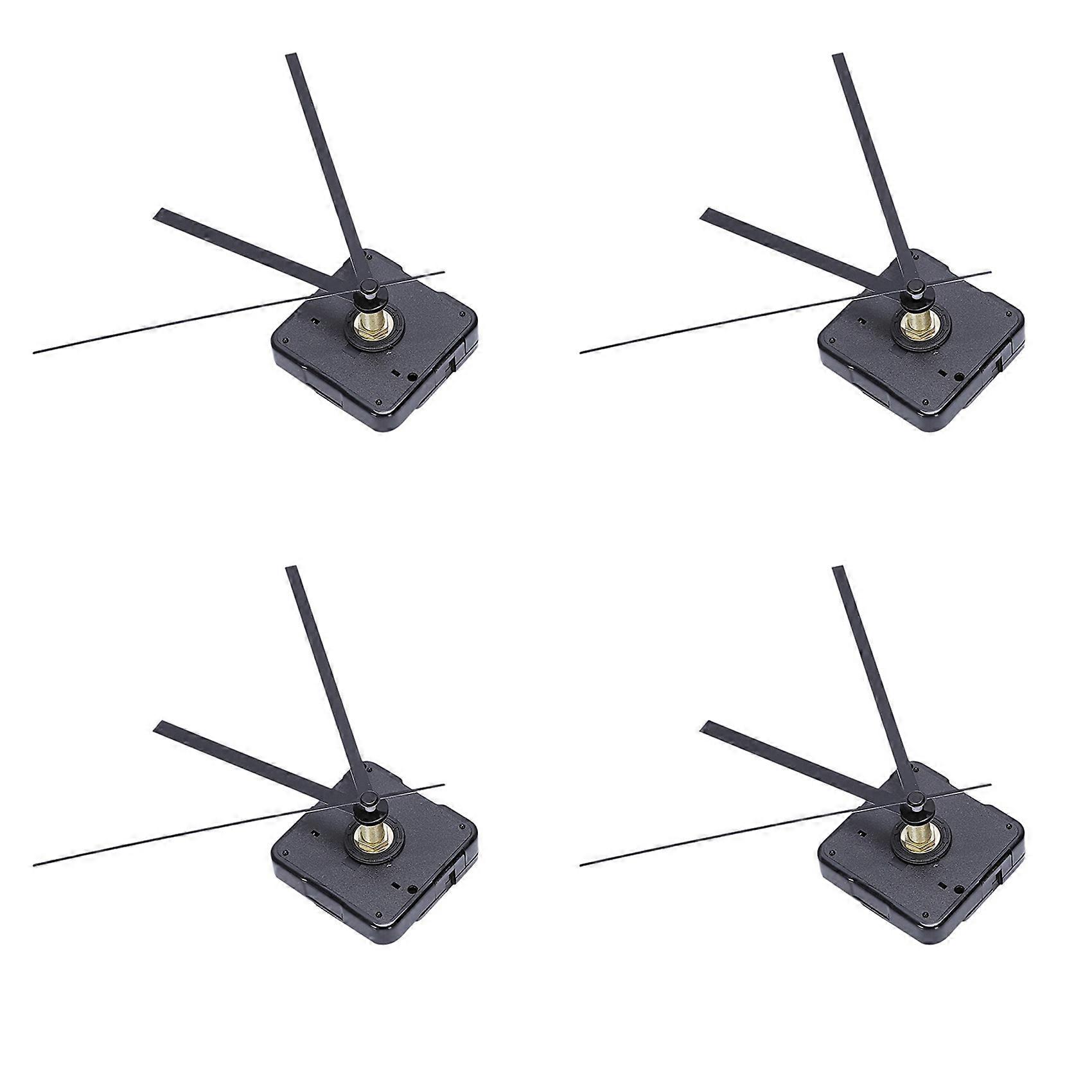 4X Clock Mechanism DIY Kit Mechanism for Clock Parts Wall Clock Quartz Hour Minute Hand Quartz Cloc