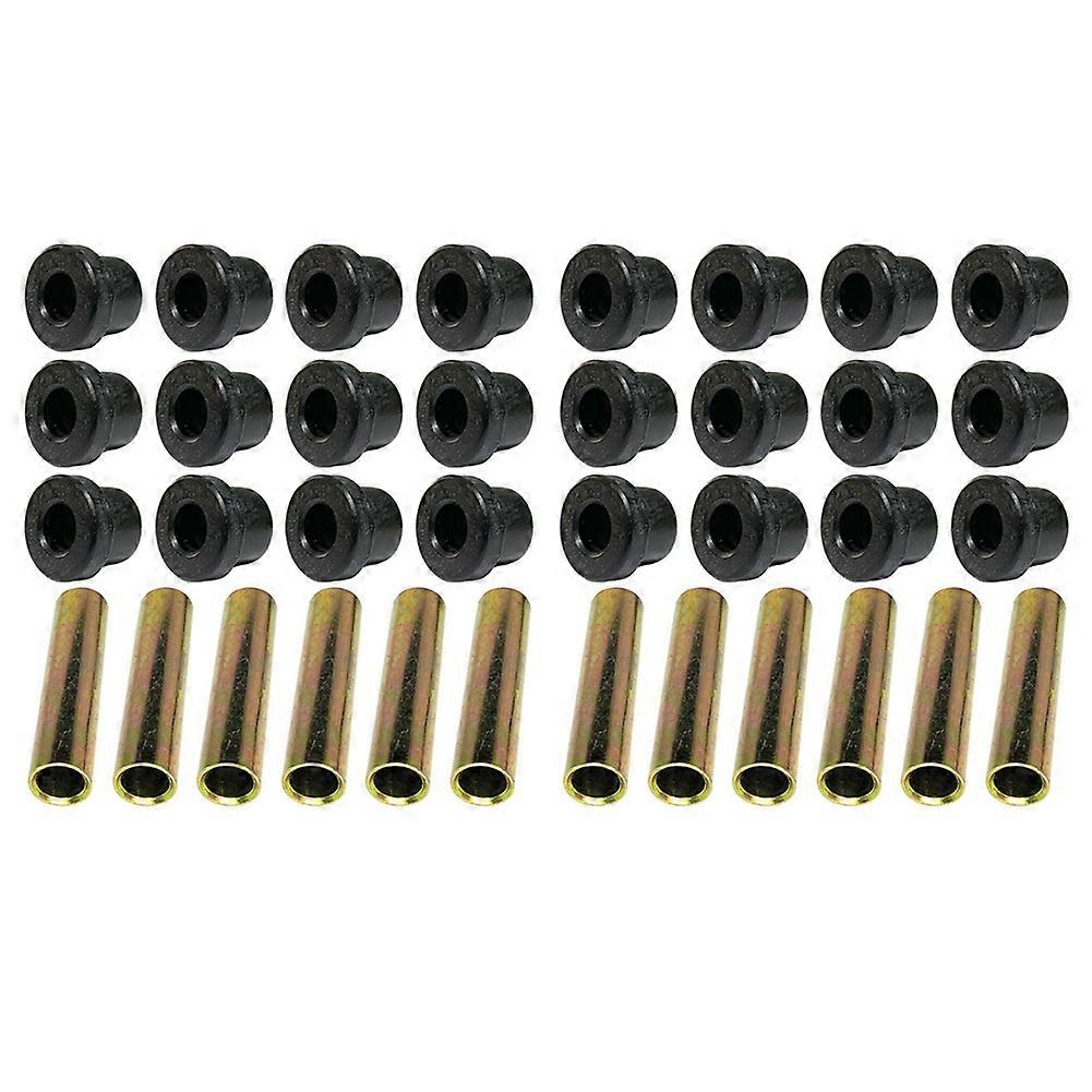 2 Set Rear Leaf Spring for Club Car Gas Electric Golf Cart Bushing and Sleeve Kit, 1015583 1012303
