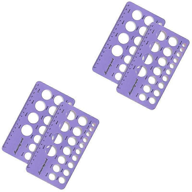 Flange Silicone Nipple Ruler Flange Size Nipple Measuring Ruler Nipple Soft Silicone Flange Sizer, Breast Pump Size Tool