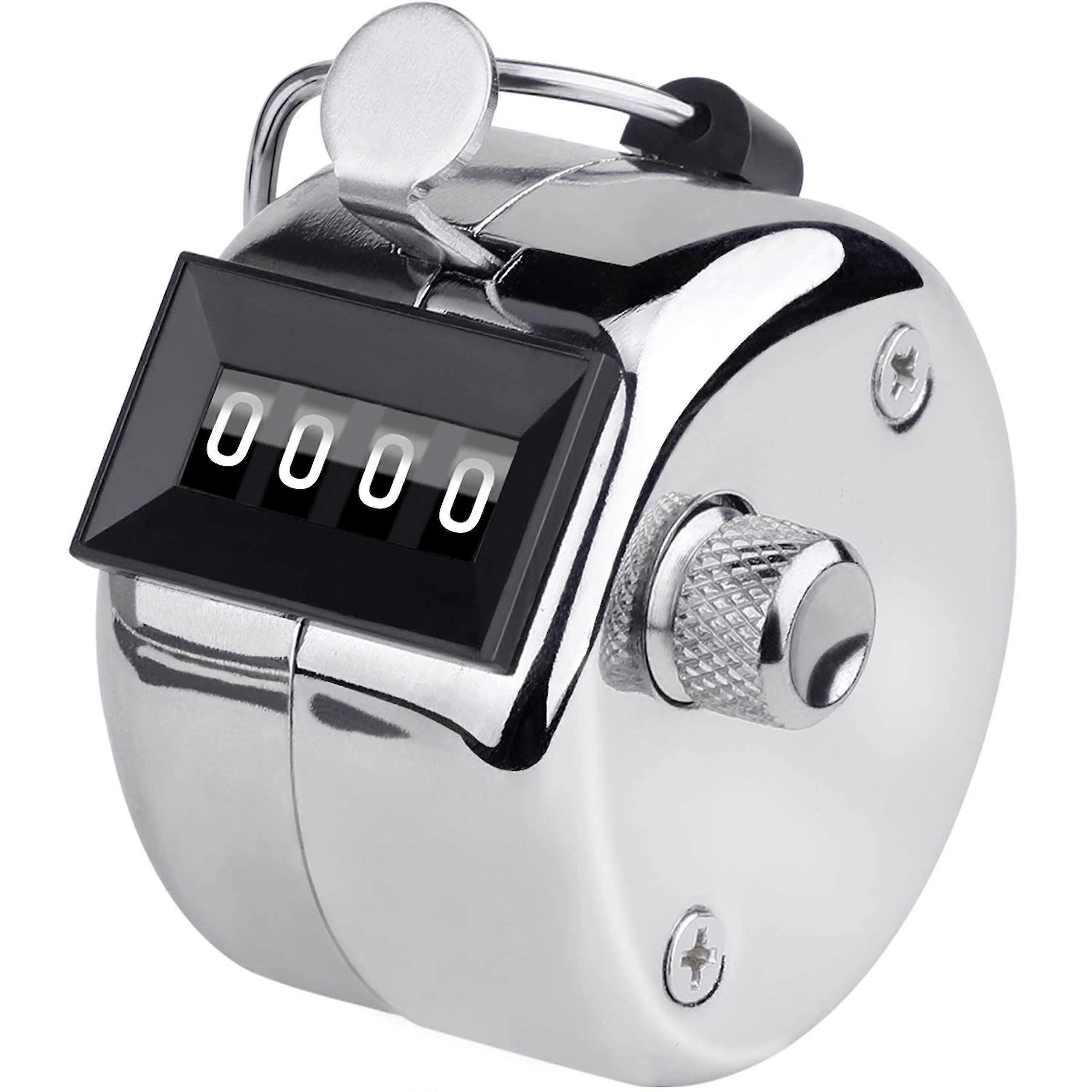 Clicker Counter Handheld Mechanical Counter Tally 4 Digit Golf Manual Number Scorer Mechanical Palm Clicker