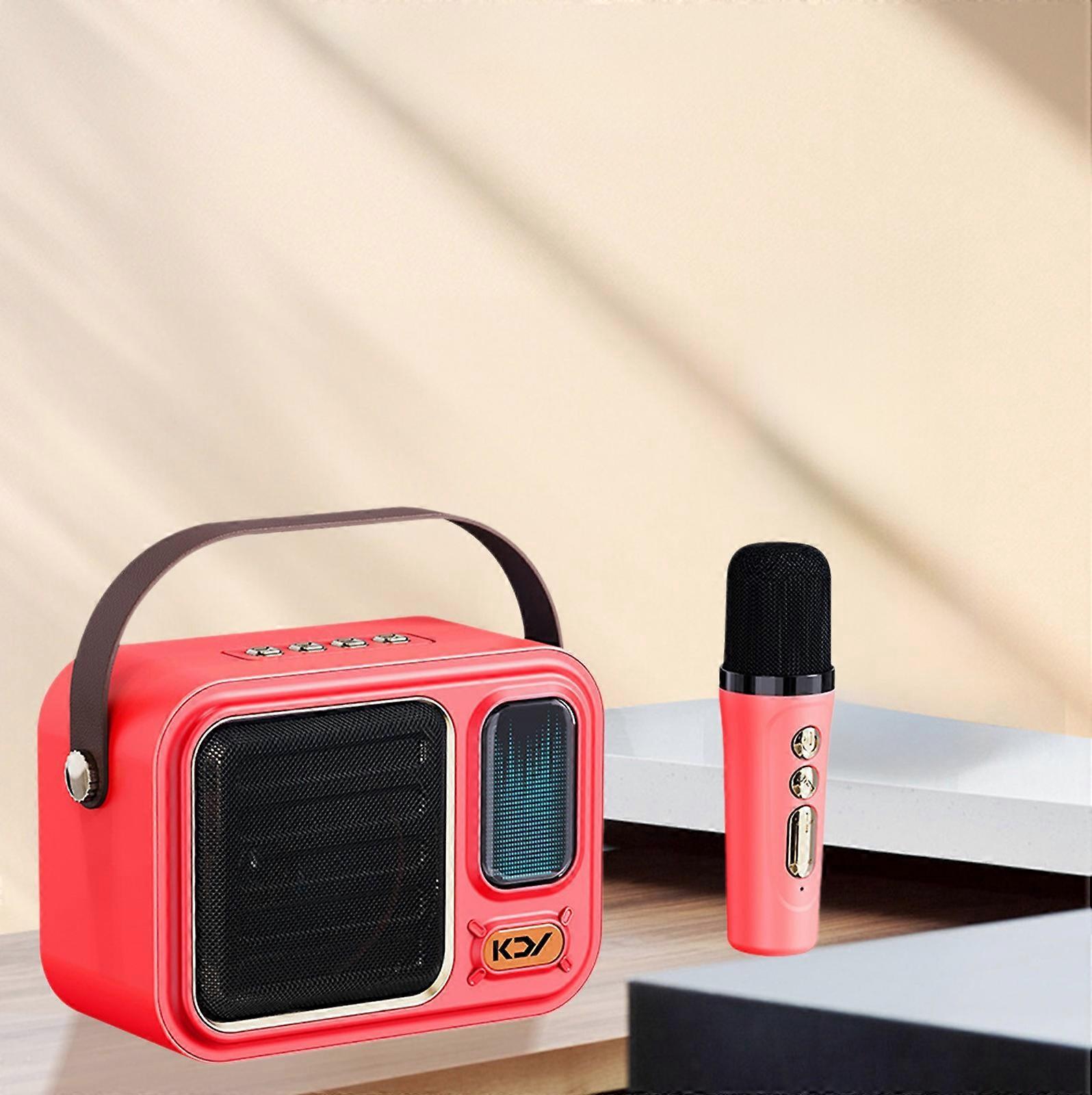 Handheld Singing And Microphone Integrated Mini Bluetooth Speaker Handheld Portable Microphone Speaker