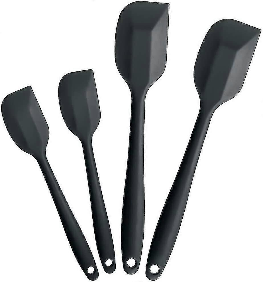 Set Of 4 Silicone Spatulas, Silicone Kitchen Utensils With Metal Core