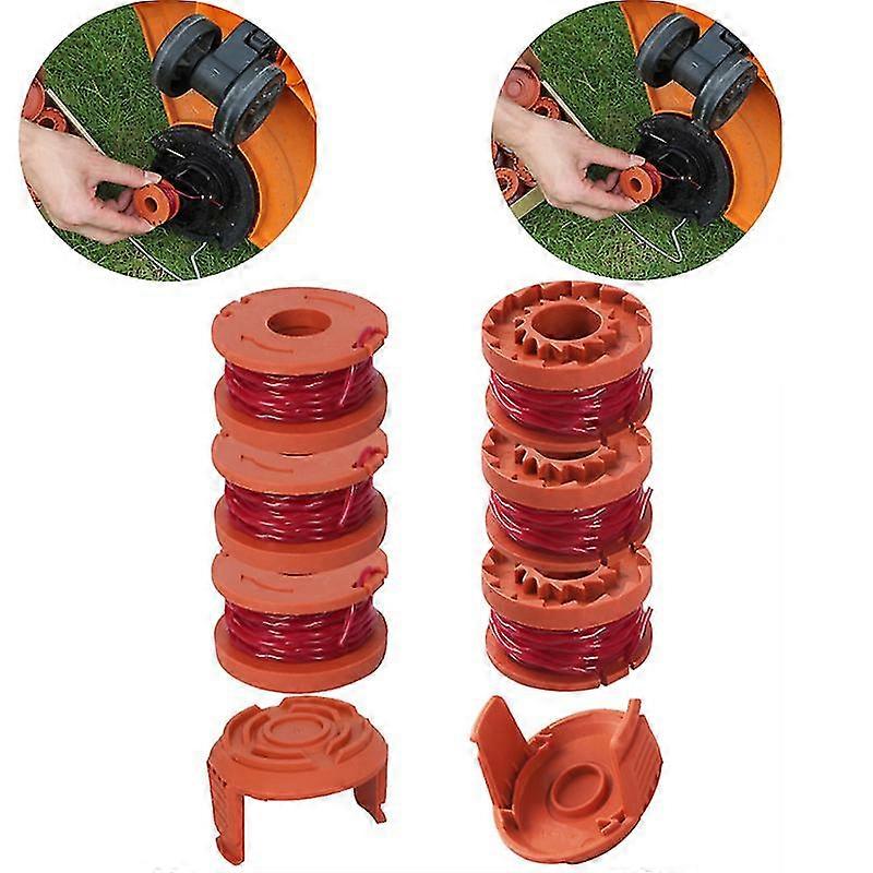 Replacement Spool line for WORX Grass Trimmer WG150E WG151E WG154E WG155E WG157E WG160E WG163E WG165E WG166E WG167E WG169E