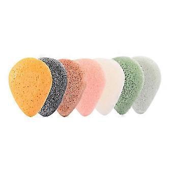 7pcs Konjac Face Puff Maquillaje Eliminación Puff Esponjas Lavado de Cara Puff Esponja Limpiadora Facial