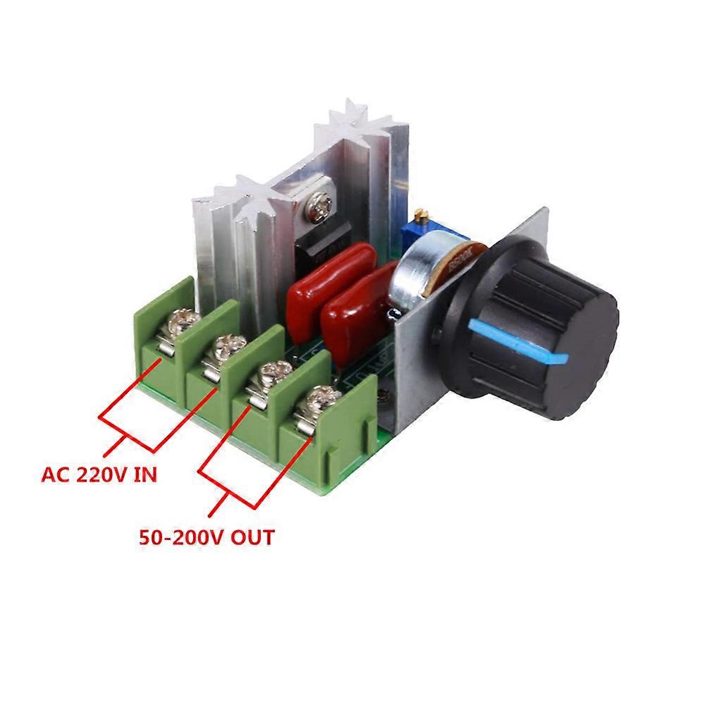 2000W voltage regulator ac 220V motor speed control brushless electronic thyristor dimmer temperature control switch