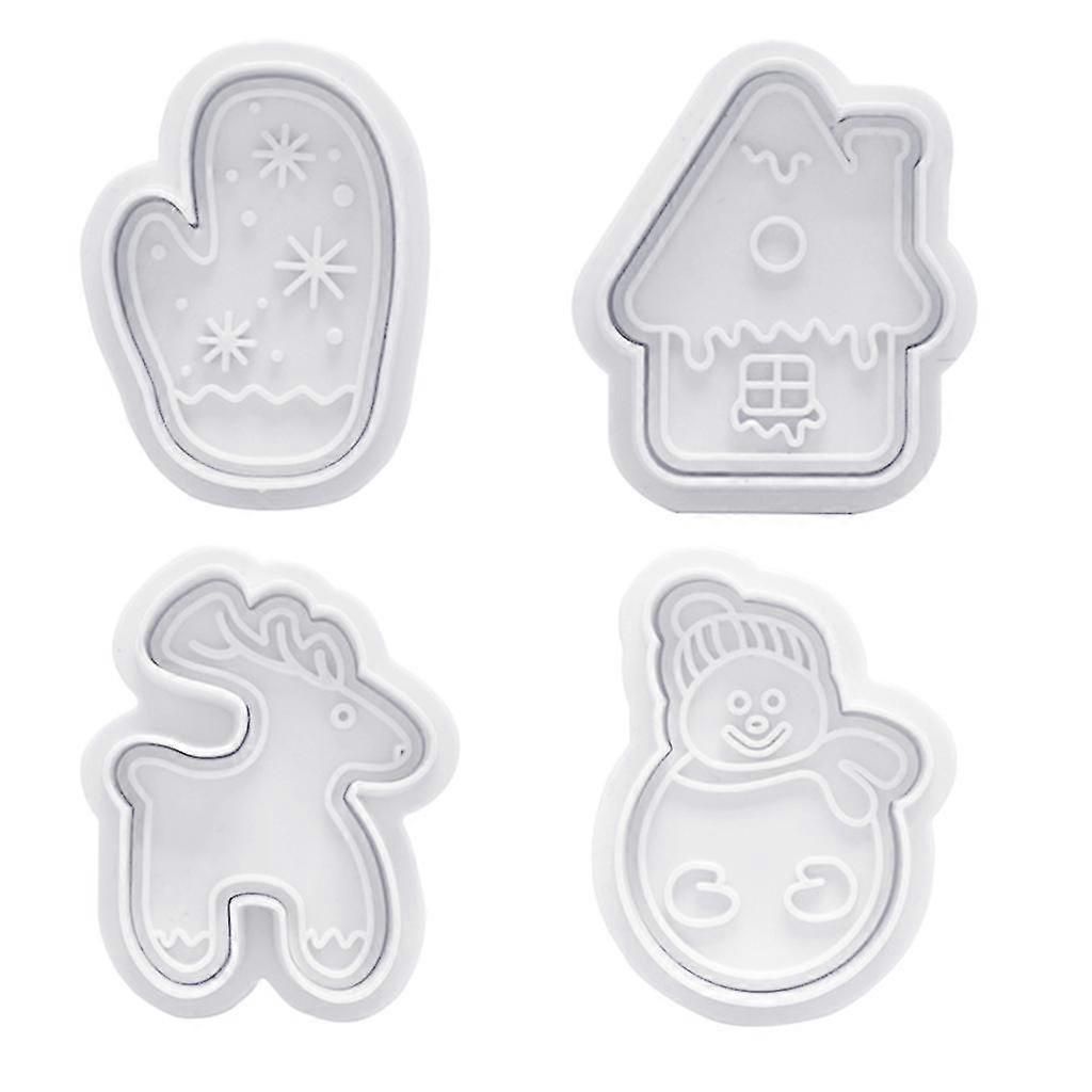 Plastic Diy Cookie Cutters Cartoon Kitchen Baking Tools Easy Cake Decoration