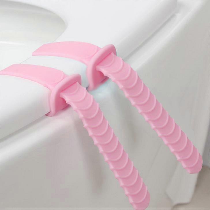 Handle for Toilet Seat, Toilet Lid Handle Clean Lift Raise 4 Packs