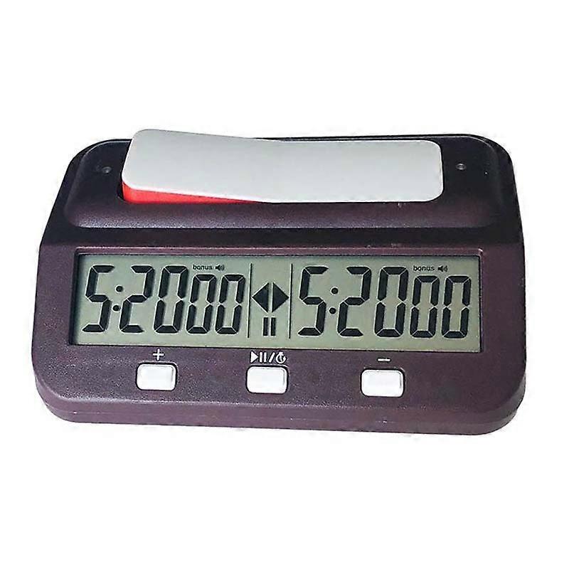 HQT101 Plastic Chess Clock Go Chess Timer HQT101 Red Wine