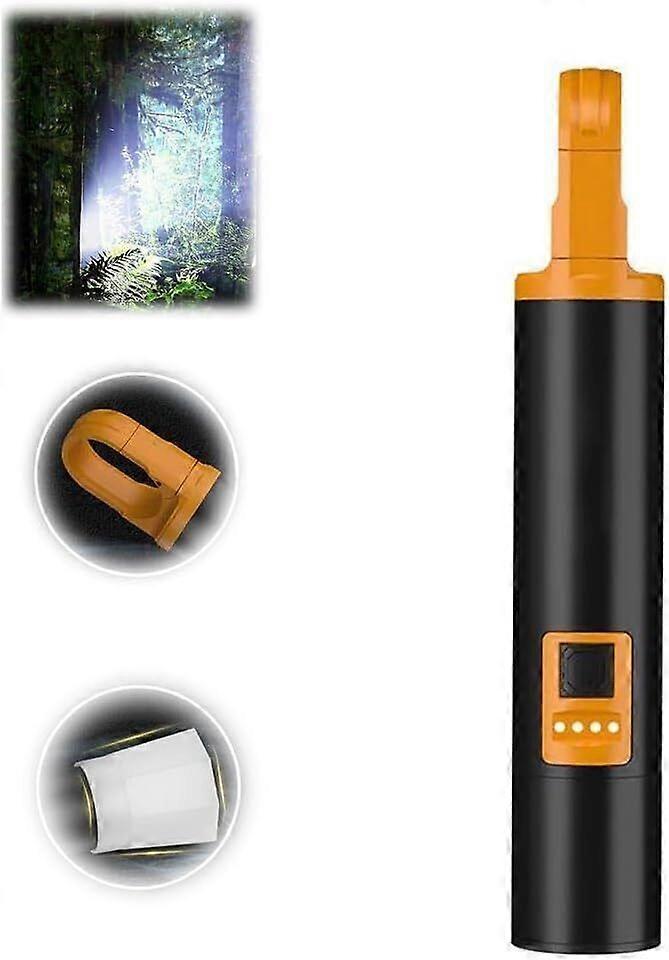 Multifunctional S18 Flashlight,Camping Aluminum Alloy White Laser Flashlight