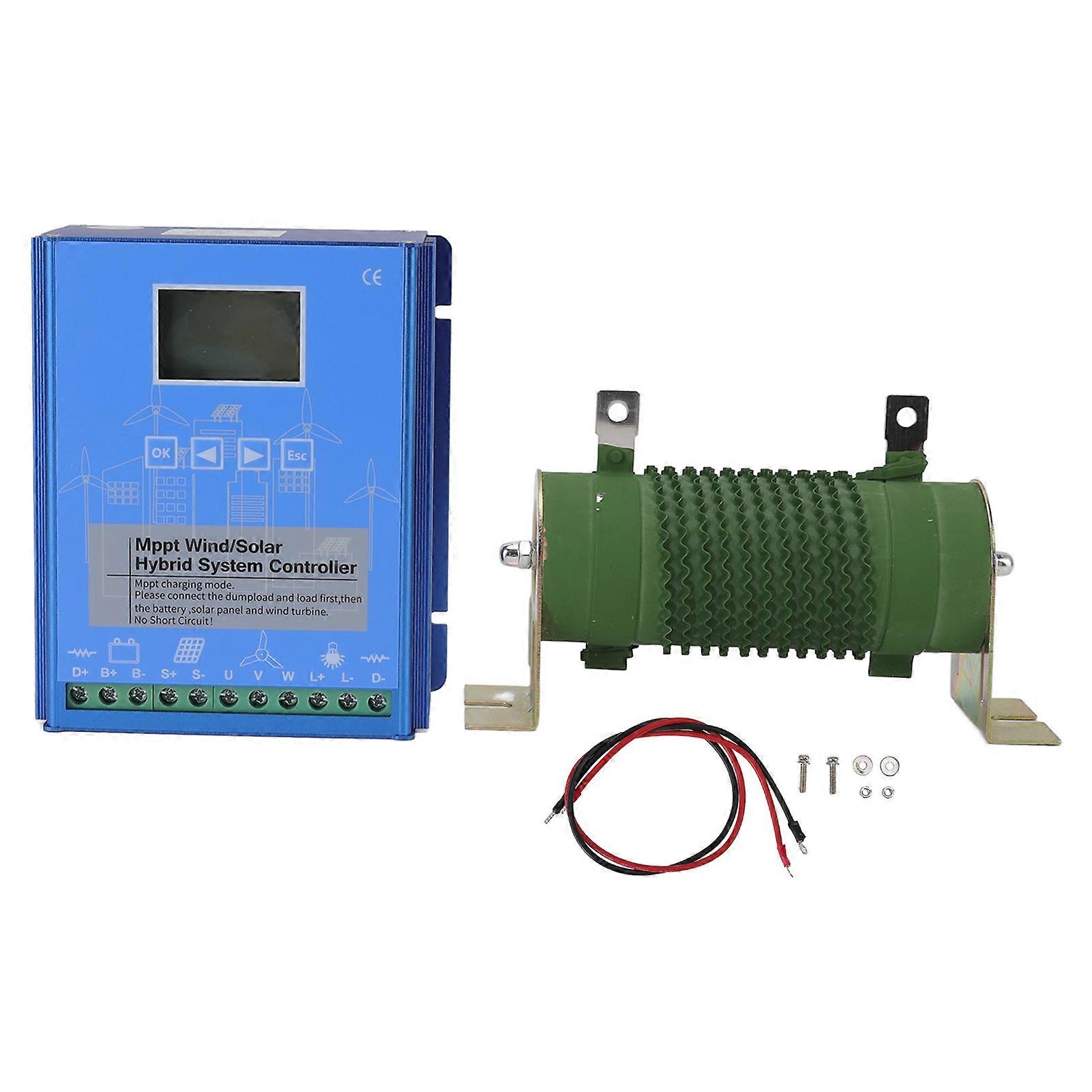 12V 24V Wind Solar Hybrid Controller LCD Display MPPT Boost Charging Multifuncional LCD Wind Solar Controller GPI-6060