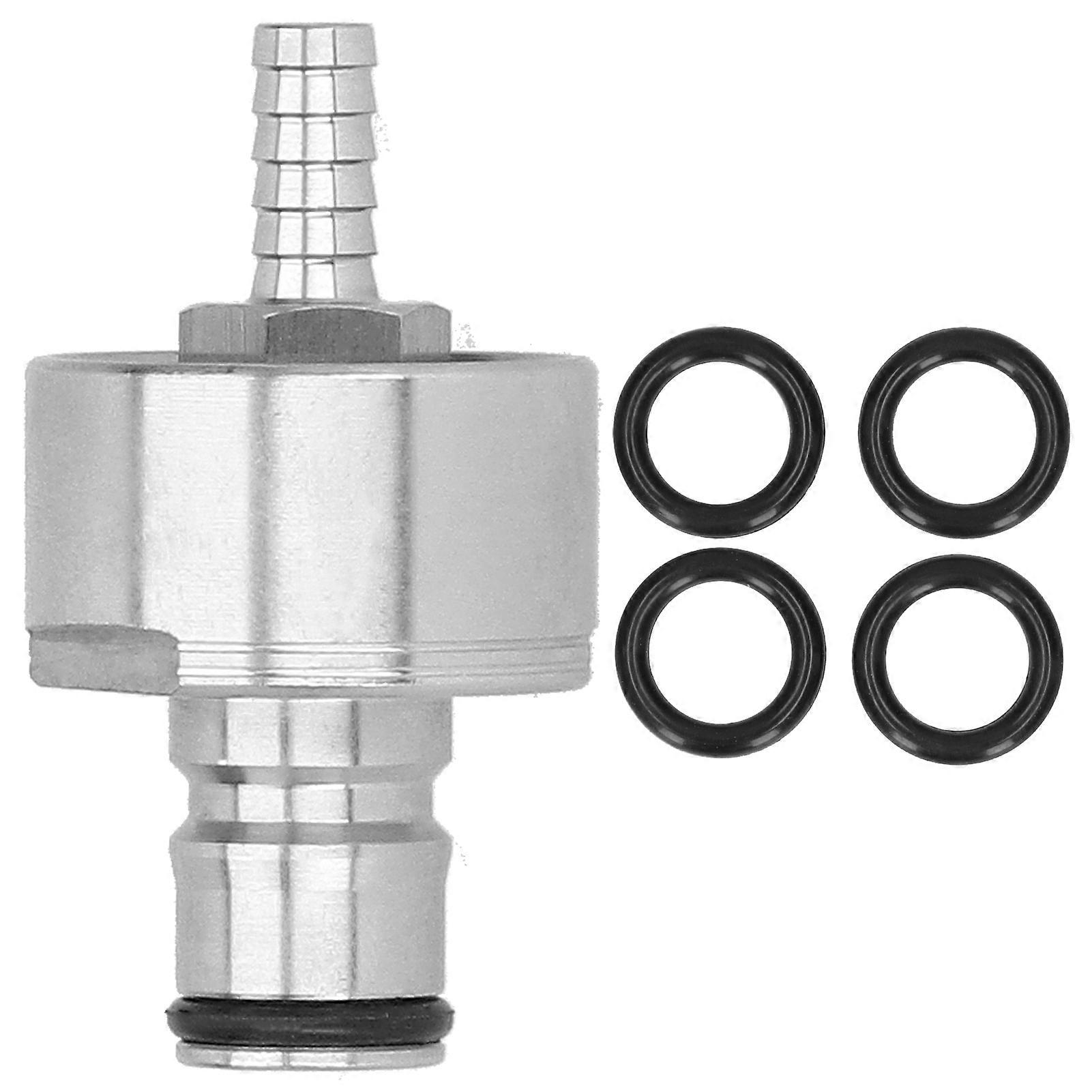 Καπάκι ενανθράκωσης ανοξείδωτου με 5/16in Barb Ball Lock Type Fit Soft PET μπουκάλι μπύρας