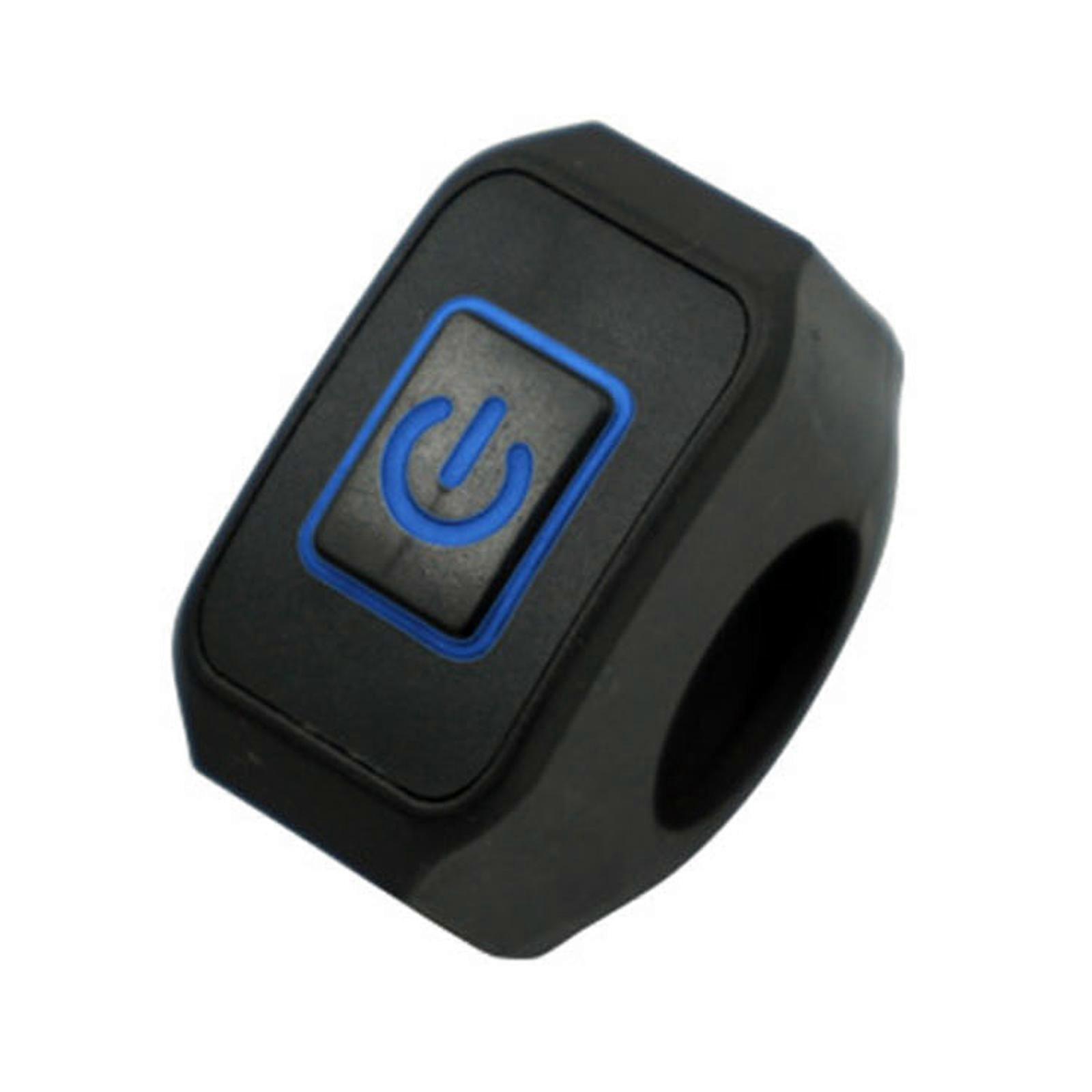 Waterproof Horn Handlebar Push Button On Off Switch Outdoor Lighting Motorcycle