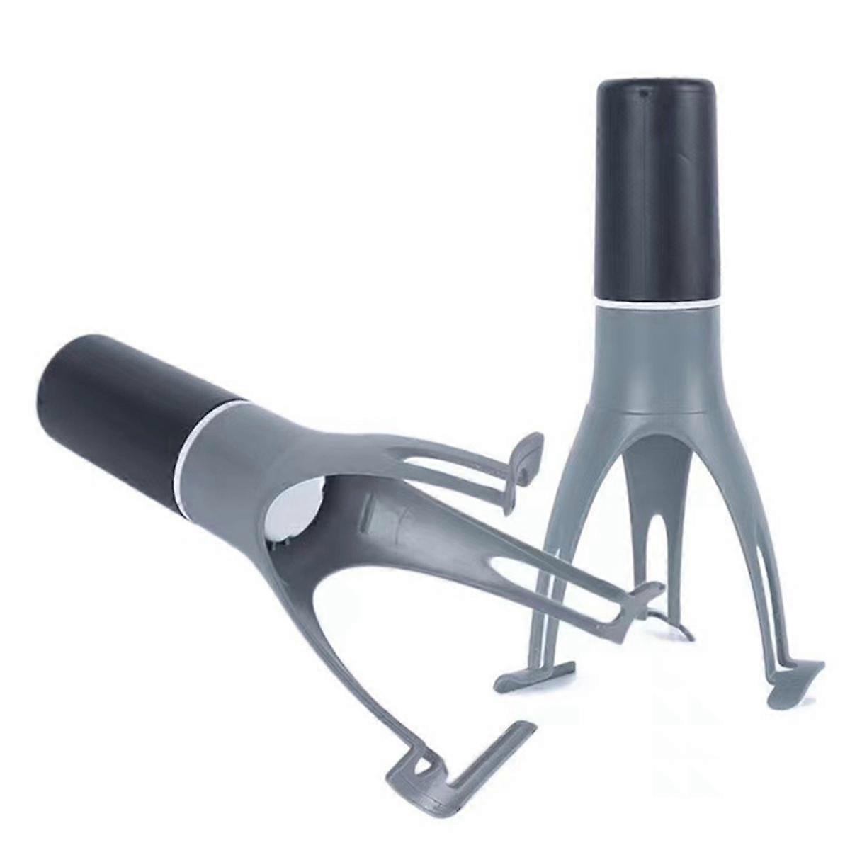 Triangular Egg Beater Mini Semi-Automatic Cream Mixer Baking Mixing Tool Cooking Utensils Black&Gra