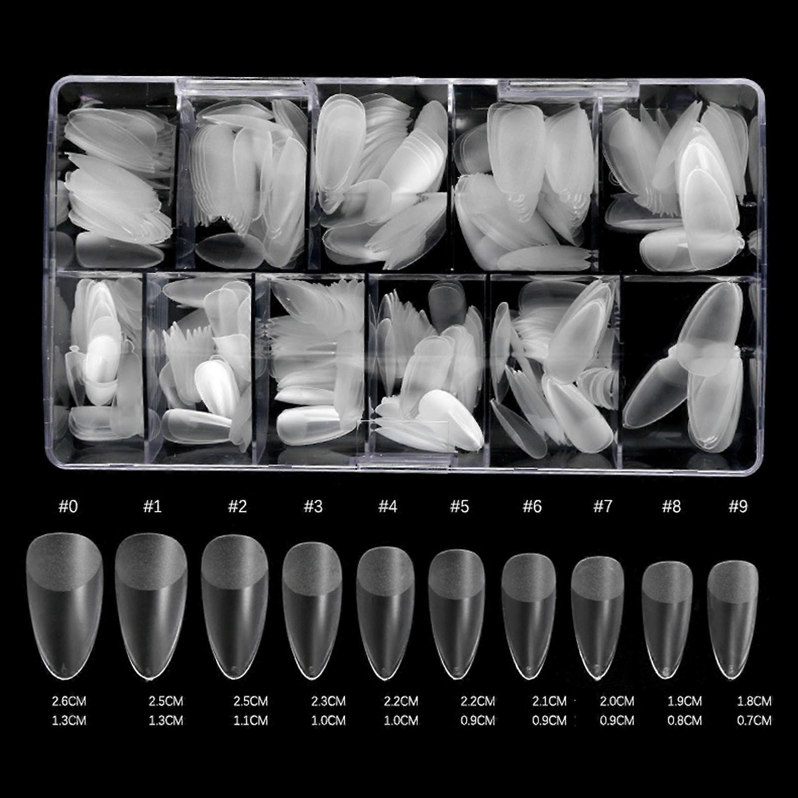 500Pcs Fake Nail Half/Full Cover Design Artificial Acrylic Nails False Nails