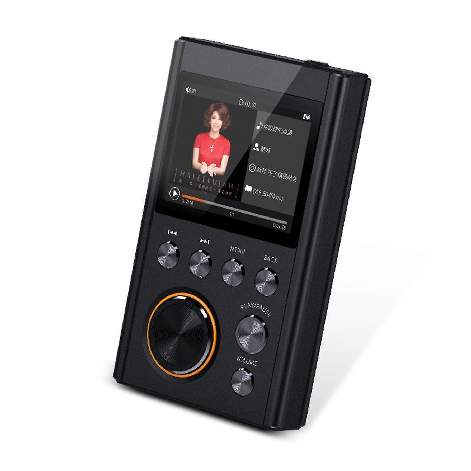 High-Resolution MP3 Player 320*240 2.0" TFT Color Screen Digital o Player 24 Bits Lossless Decoding High-Fidelity Portable Walkman