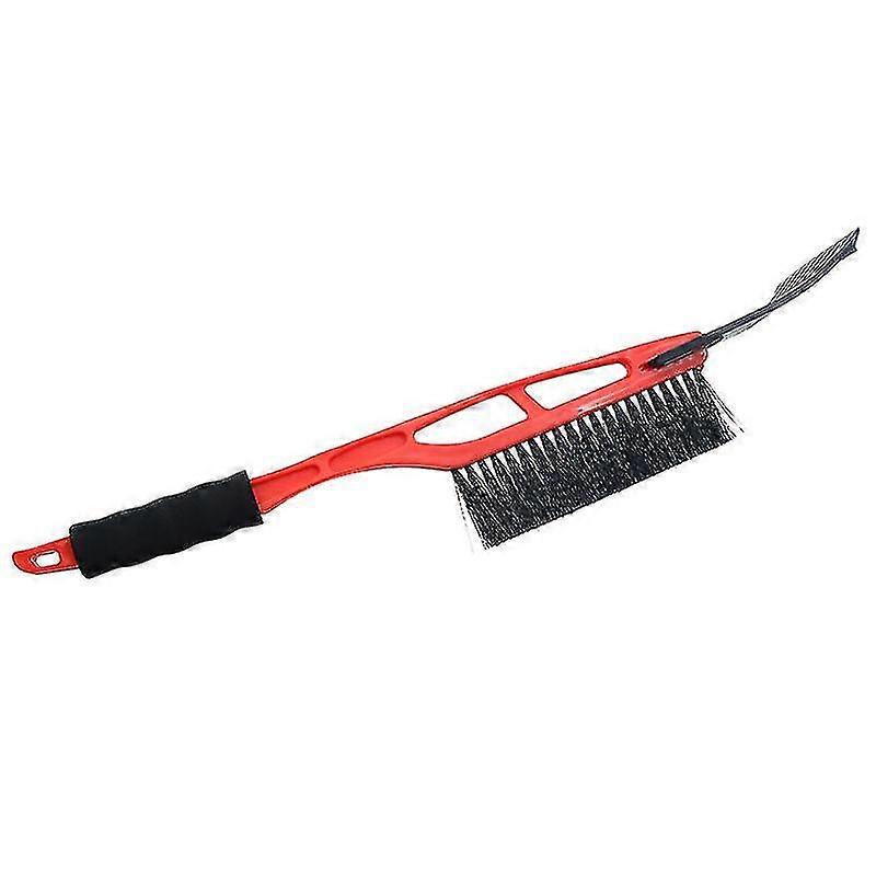Snow Shovels Snow Brush And Removable Deluxe Scraper Car Snow Shovel Brush Winter Window Windshield Snow Removal Auto Care (color : Red)