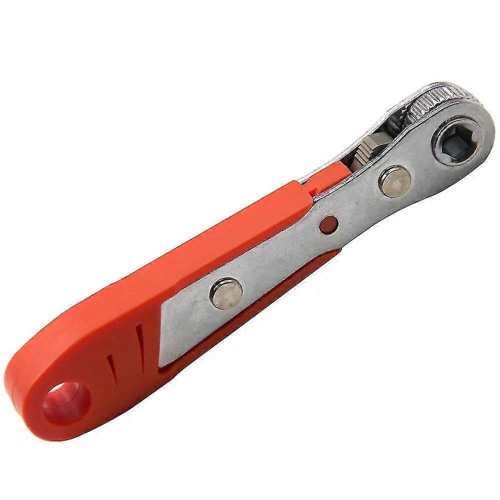 Two-way Multi-function Forward And Reverse Ratchet Screwdriver Right-angle Wrench Cross Slotted Short Screwdriver Bit Tool