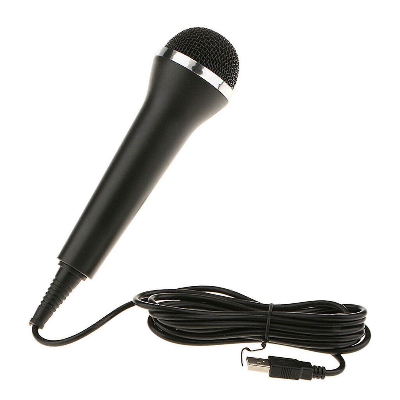 USB Wired Microphone Handheld Mic Speaker for Switch/for PS3//2/5 Game Console