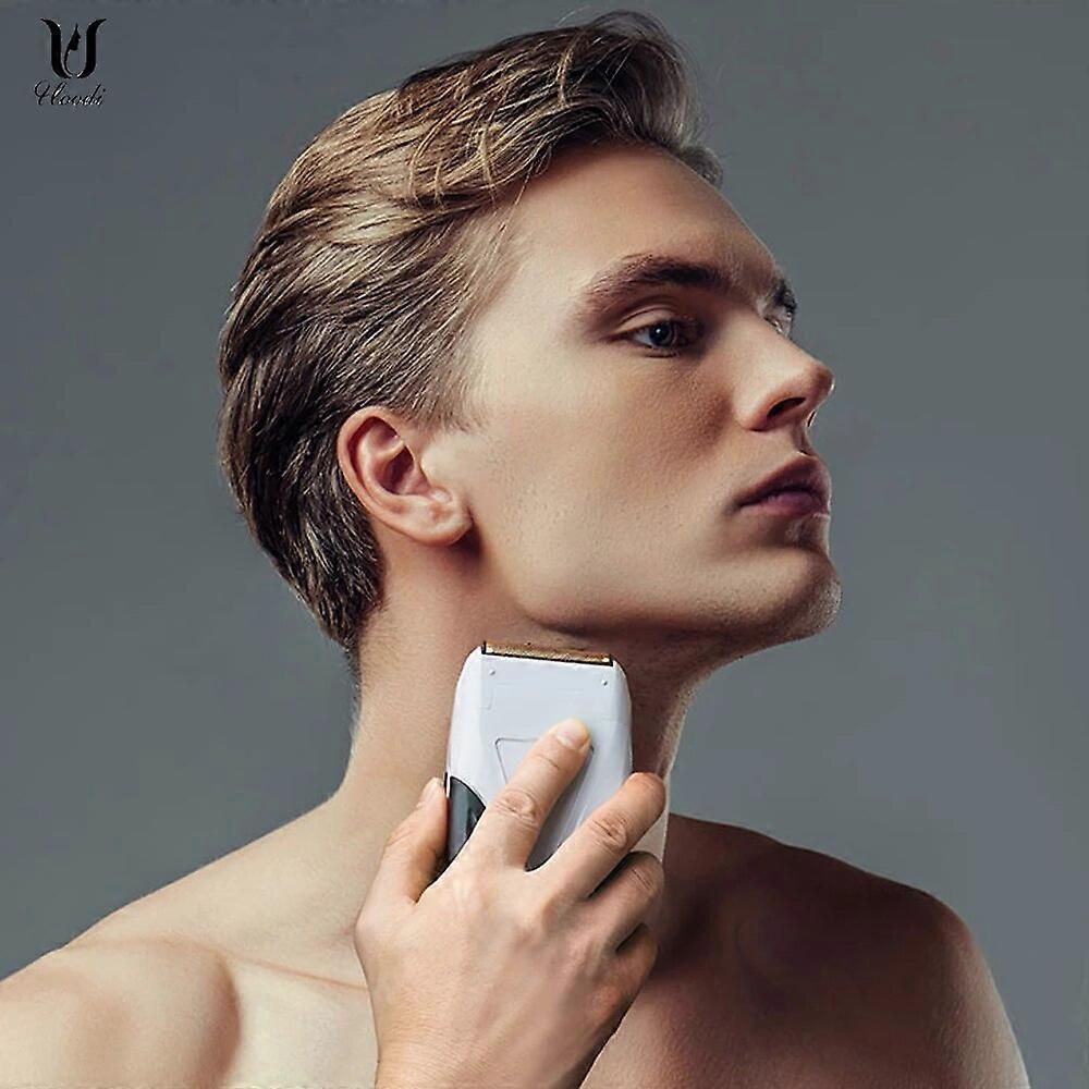 Recortadora recíproca Maquinilla de afeitar cortadora de pelo Afeitadora eléctrica Corte de barba para hombres Twin Blade