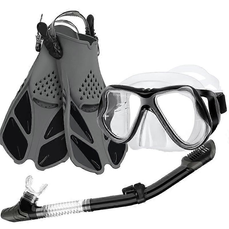 Mask Fin Snorkel Set with Travel Bags