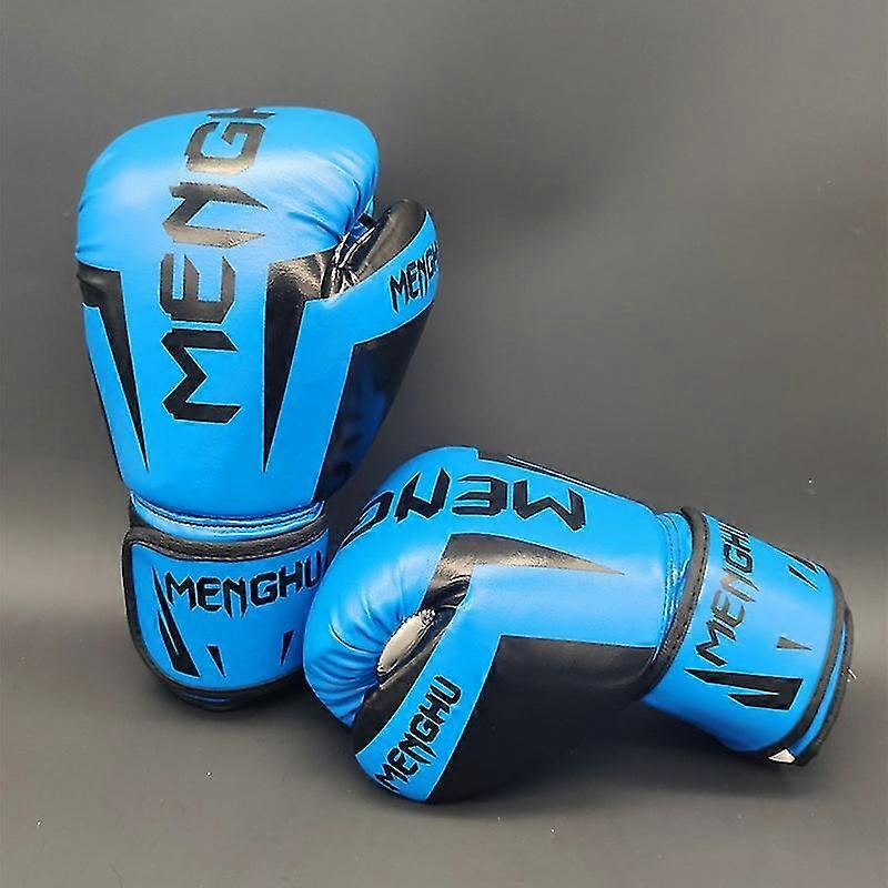 6oz - Guantoni da boxe durevoli per bambini - Alta stabilità - Guantoni da boxe per arti marziali blu
