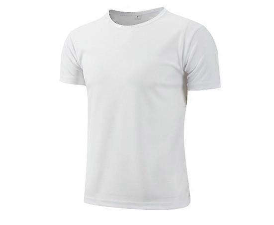 Quick drying T-shirt with round neck and short sleeves