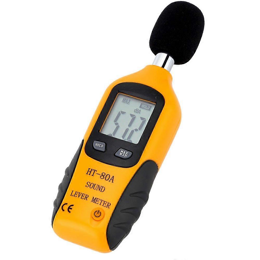 30-130dBA Sound Level Meter Professional Decibel Meter With Backlit Display (9V Battery Not Included)