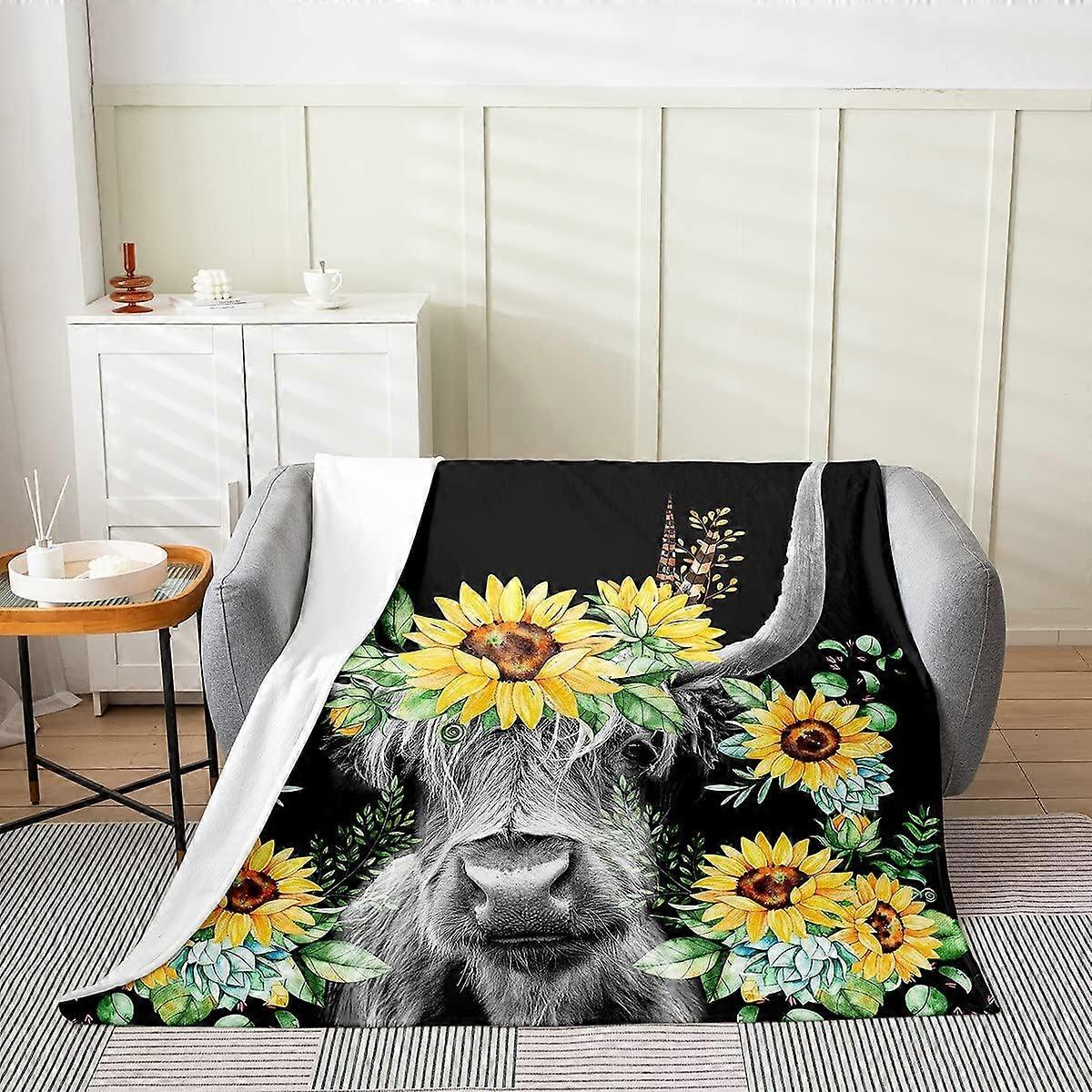 School Bus Print Flannel Fleece Throw Blanket,All Season Yellow Bus Pattern Bed Blanket Cartoon Car Campus Bus Fuzzy Blanket for Bed Sofa Couch,Bedroo
