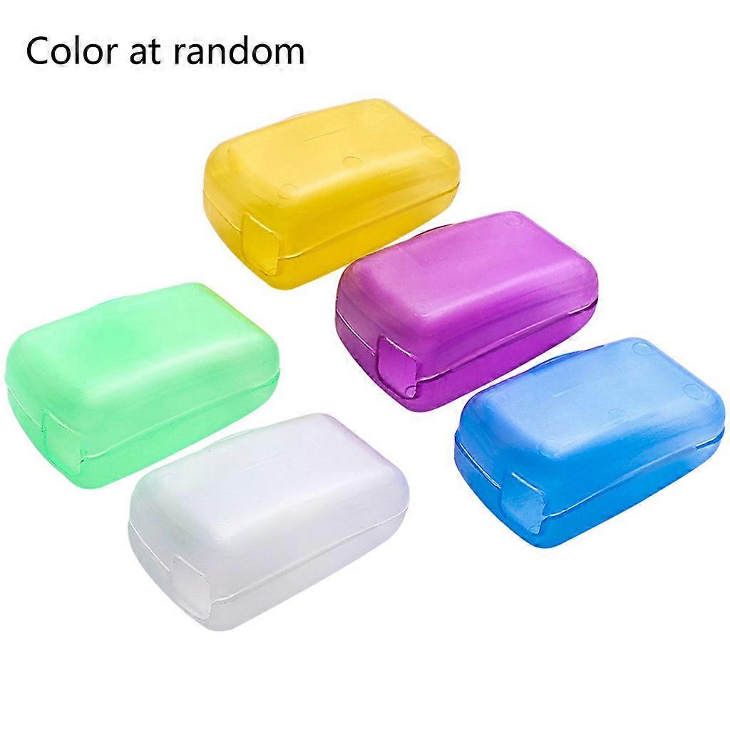 5 stycken Återanvändbara tandborstlock Dammtät överdrag Plastskydd för fodral