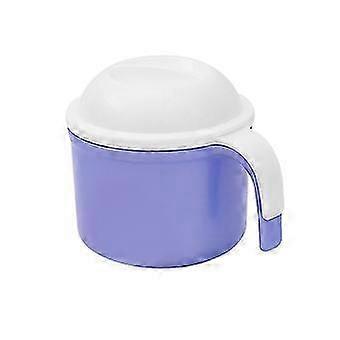 1Pc Denture Bath Box False Teeth Storage Box with Hanging Net Container Denture Cleaning Case for the Elderly (Blue)