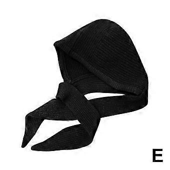 1 Pack Polyester Fiber Knitted Balaclava Hat Scarf Combo 22-23 Inch Universal Fit for Women Skiing Hiking Mat