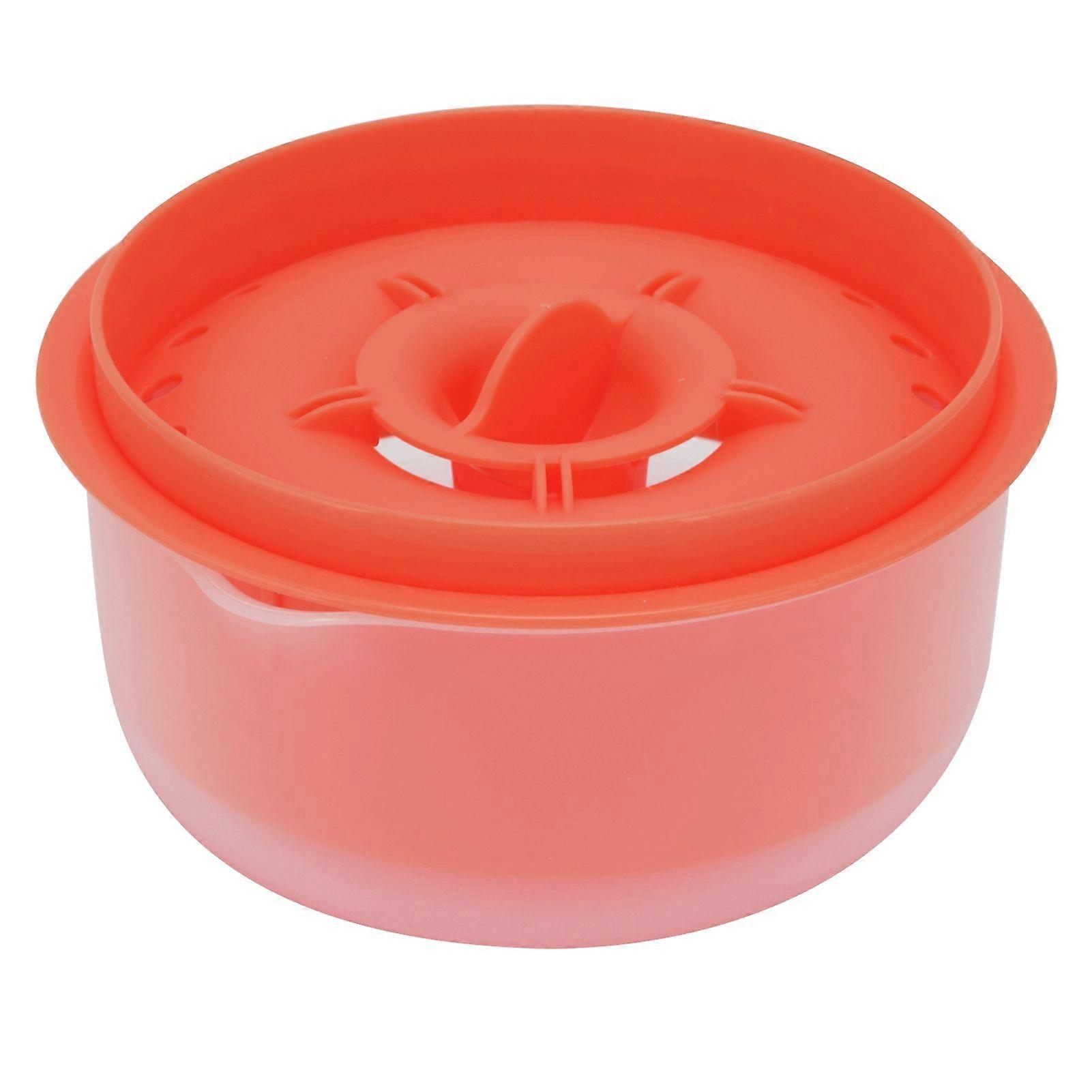 Mini Egg Yolk Separator NonToxic Durable Egg White Filter Divider Kitchen Tool for Home Bakery(Dark Orange )