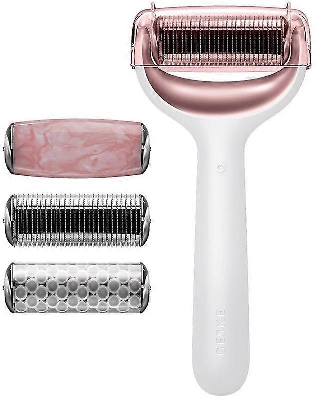 Smart App Guided Facial & Body Roller with Microneedles 9 in 1 #white Geske 4 units