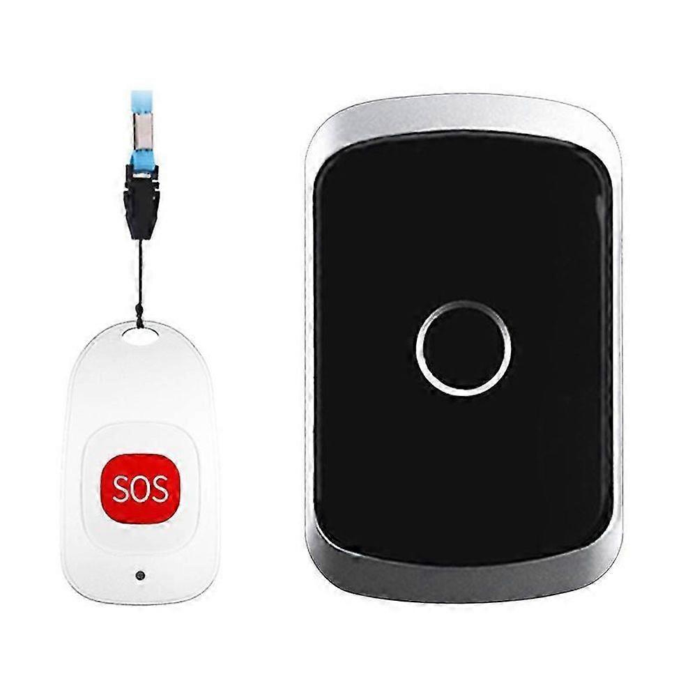Wireless Home Patient Bedside One-Button Emergency Call Bell For The Elderly, Remote Call Bell Alarm, Calling Bell