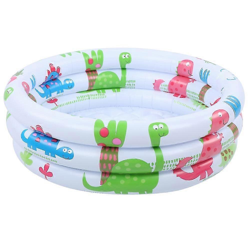 Dinosaur Inflatable Swimming Pool for Toddlers - Portable Indoor/Outdoor Kids' Pool