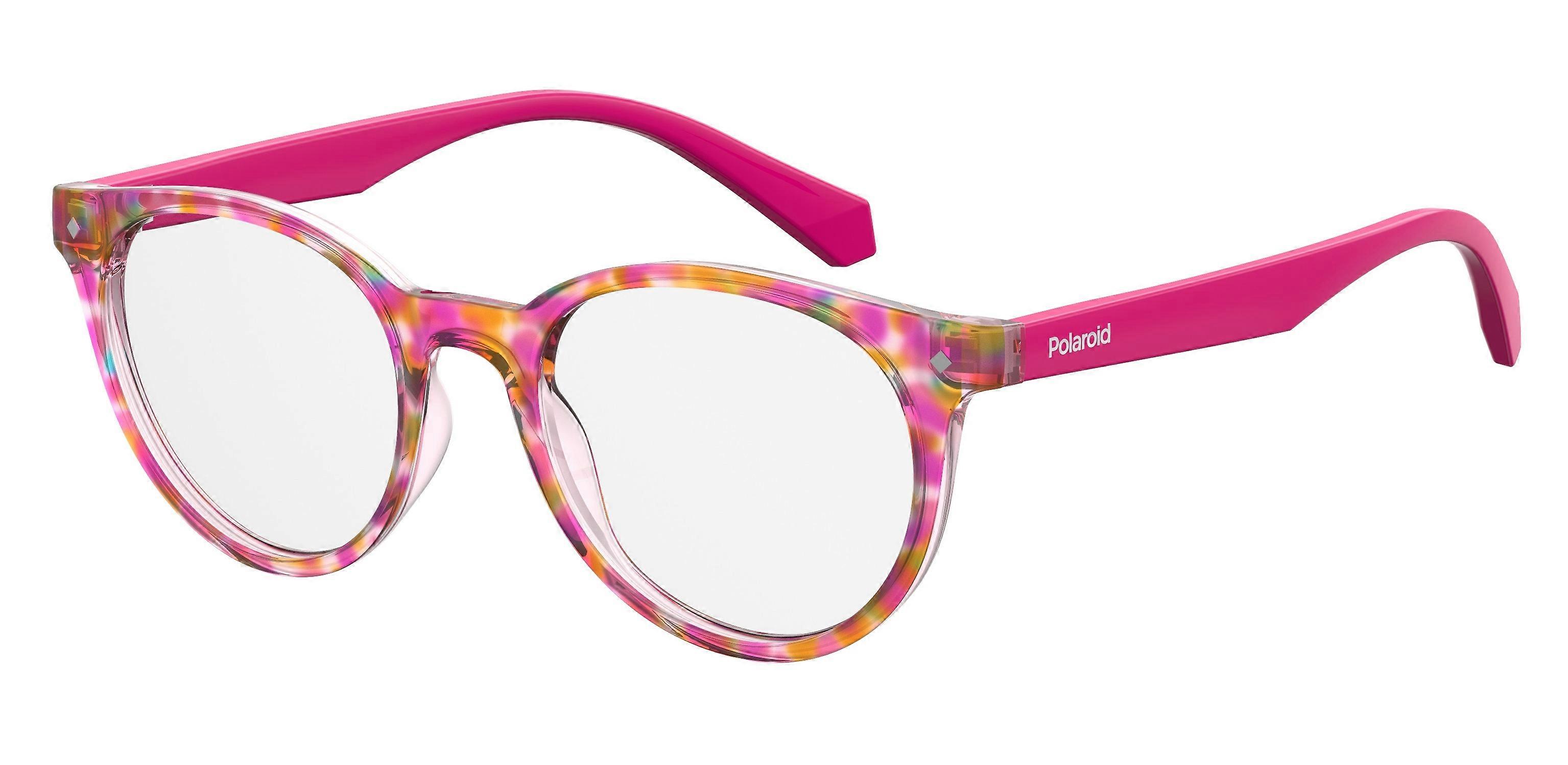 Eyewear Frames POLAROID KIDS PLD D814 2TM FUCHSIA HAVANA 45/18/130 JUNIOR
