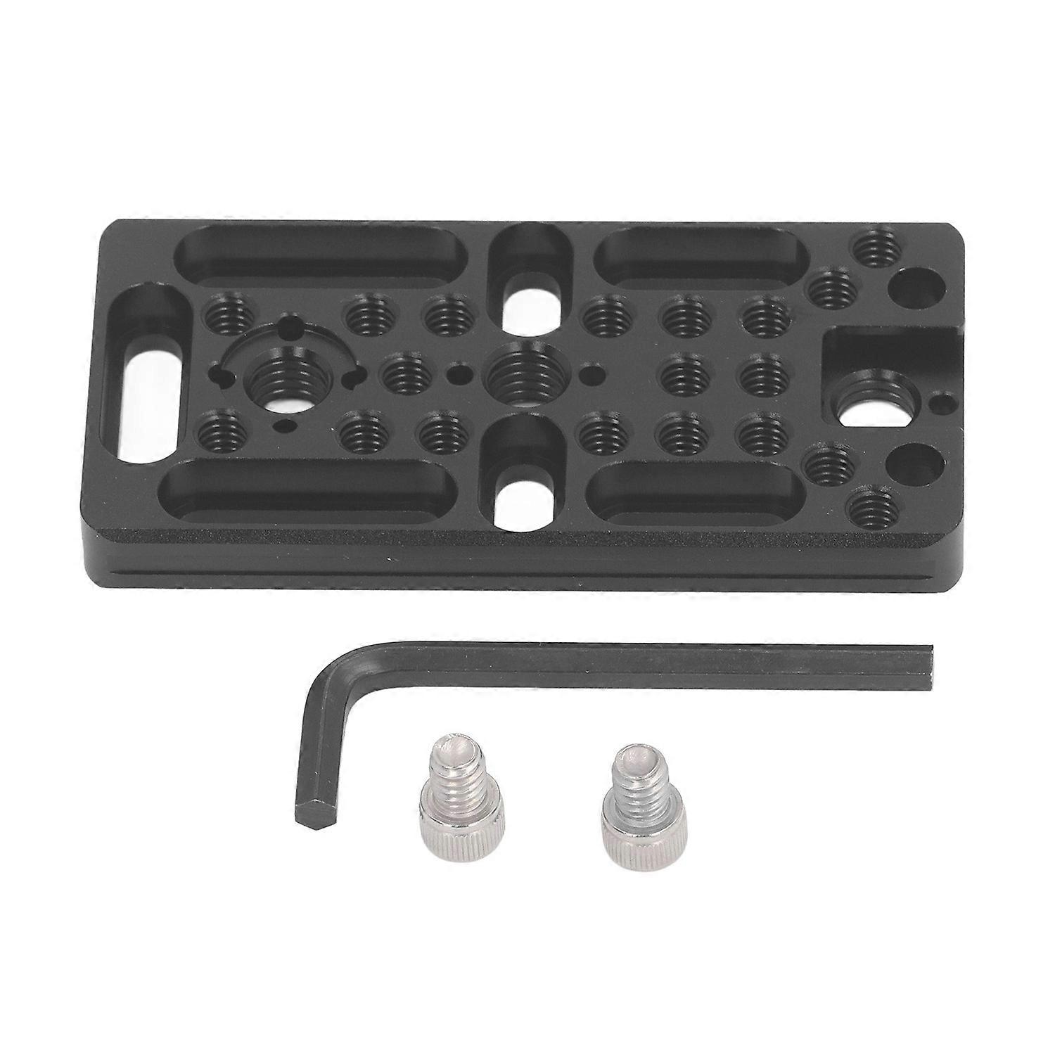 Camera Cheese Easy Plate Multipurpose Quick Release Cheese Expansion Board with 1/4 3/8 Thread Hole 