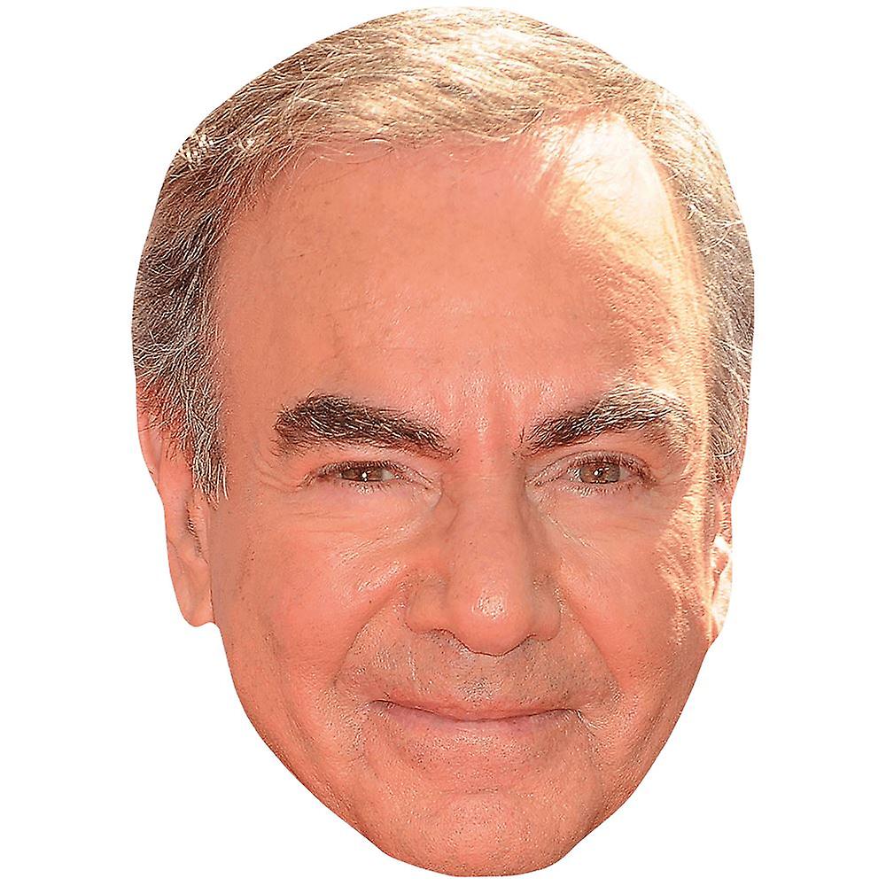 Neil Diamond (Smile) Celebrity Mask, Flat Card Face