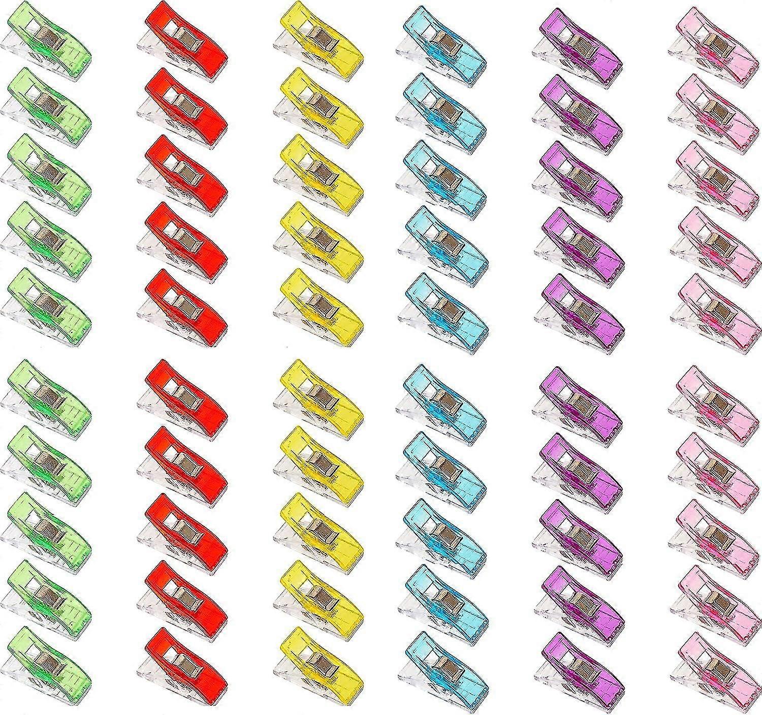 Fabric Clips, Pack Of 60, Alternative To Pins To Hold Fabric Layers Together, Hold Fabric Seams Firmly Together, Sewing Machine Accessories, Multi-pur