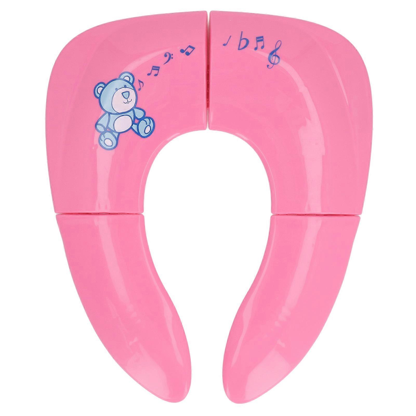 Child Folding Toilet Reusable Non Slip Suction Cups Multifuntional Portable Foldable Potty Seat for Indoor Travel