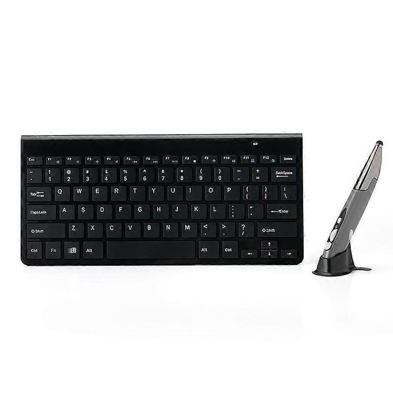 KM-909 2.4GHz Smart Stylus Pen Mouse óptico sem fio + conjunto de teclado sem fio