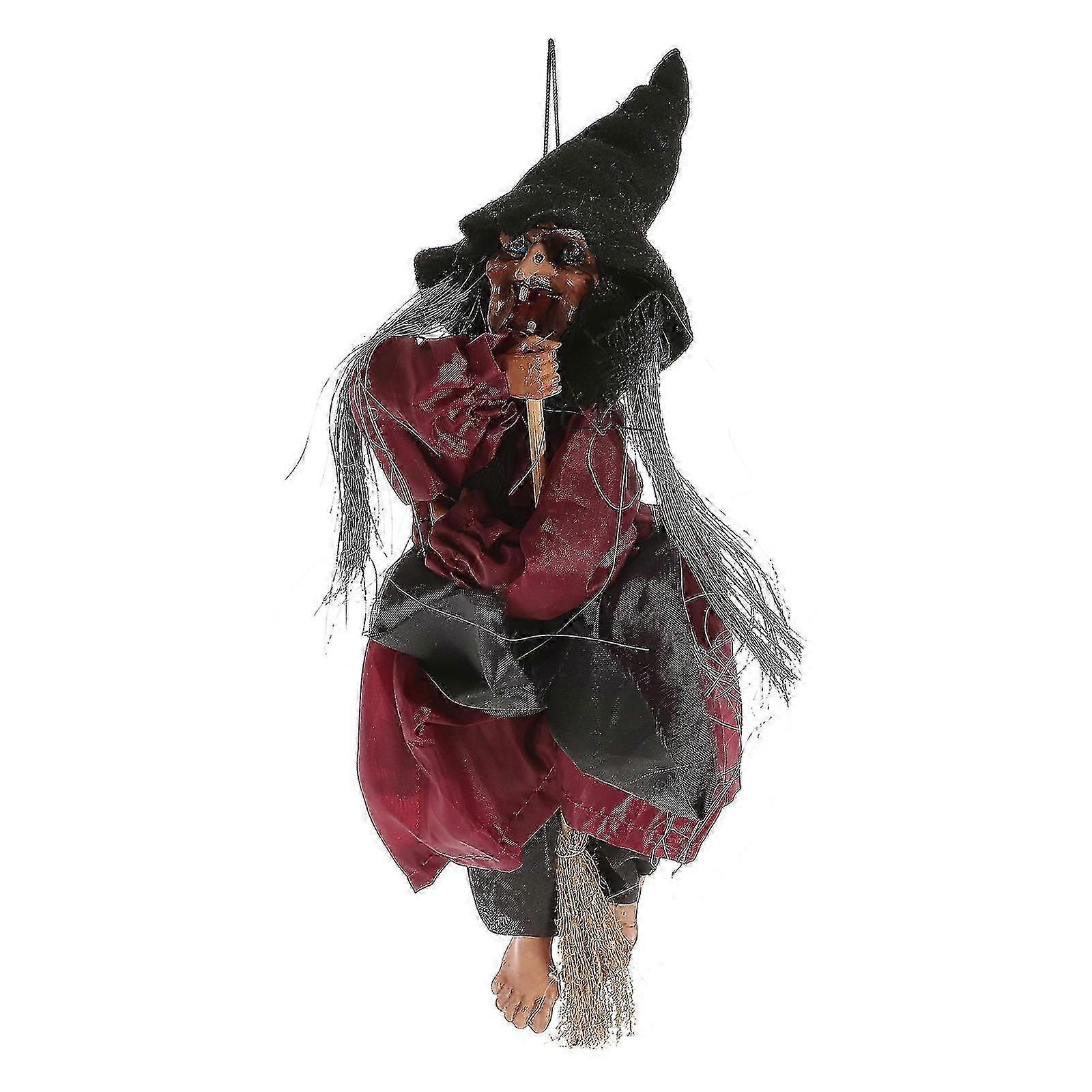 Açık Dekor Asılı Cadı Süslemeleri Cadı Süpürge Asılı Cadı Cadılar Bayramı Boris