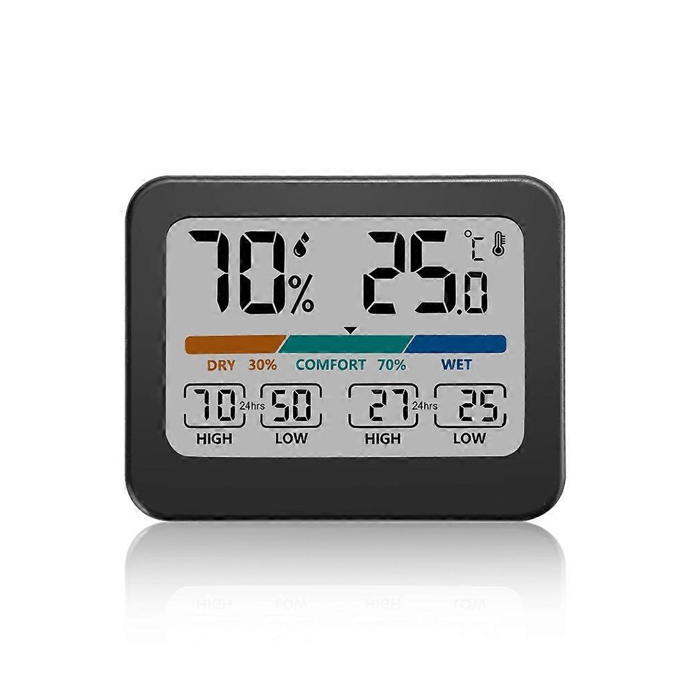 Indoor Temperature And Humidity Monitor LCD Digital Thermometer Hygrometer Weather Station 324